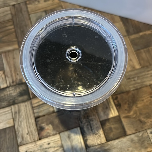 Starbucks 24 Oz Holiday 2017 Silver Sequins Cold Tumbler - Picture 5 of 9